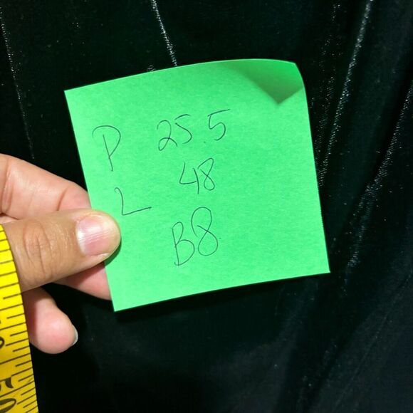 Eloquii Womens Velvet Asymmetrical Mock Neck Dress Size 20 Black Sleeveless Midi - Picture 10 of 10